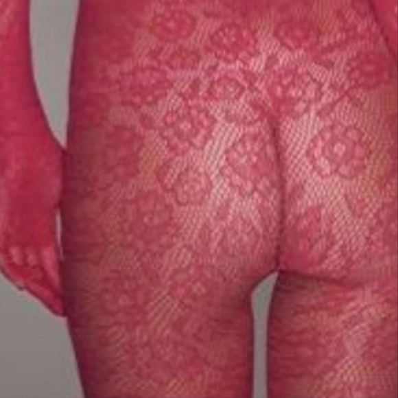 NWT SKIMS Warp Knit Lace Leggings Dark pink XXS-S - Picture 3 of 3